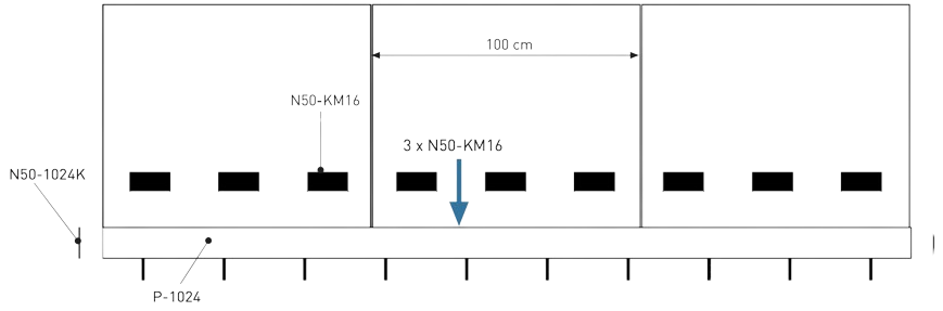 Vue détaillée de l'installation du garde-corps terrasse RAIL CLASSIC U50